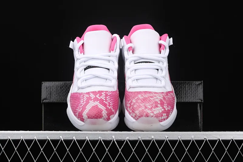 All categories Air Jordan Jordan series basketball shoes Air Jordan 11 Air Jordan 11 Low Retro "Snakeskin" "Pink snake pattern" AH7860-106